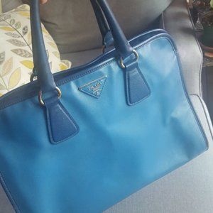 Prada Saffiano Bi-Color Tote
